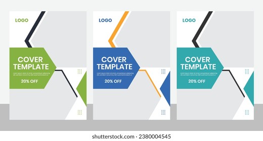 Diseño de volante corporativo de tamaño A4, diseño de portada de folletos de impresión comercial, plantilla de documento de marketing editable para impresión