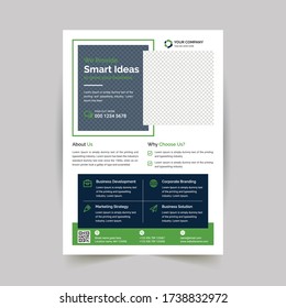 A4 Size Corporate Flyer Design with all editable source file and properly organised layers that helps you to edit easily.