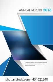 A4 size corporate modern abstract company design, eps10 vector