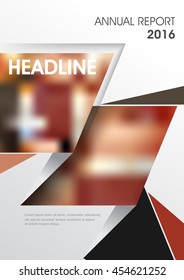 A4 size corporate modern abstract company design, eps10 vector