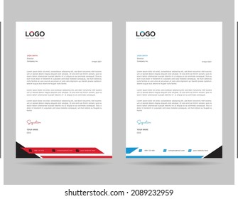 A4 Size Creative Business letterhead template