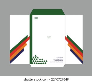 Diseño de sobres de tamaño A4, Ilustrador