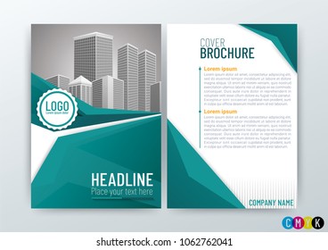 A4 Size Front and back cover, Abstract modern Background, Creative Design, Business Brochure Template, Flyer Layout, Annual Report-Vector Illustration
