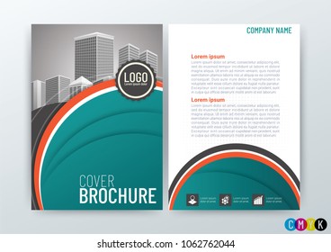 A4 Size Front and back cover, Abstract modern Background, Creative Design, Business Brochure, Template Flyer Layout, Annual Report, Vector Illustration