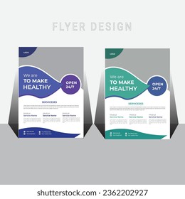 A4 Größe - Vector Creative Corporate Business Flyer , Abstrakter Business Flyer, Einmaliger Marketing Agentur Flyer, Poster, modernes Business Flyer.