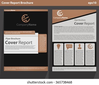 A4 size Vector design for Cover Report Brochure Flyer Poster 