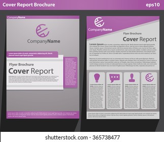 A4 size Vector design for Cover Report Brochure Flyer Poster 