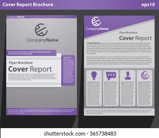 A4 size Vector design for Cover Report Brochure Flyer Poster 