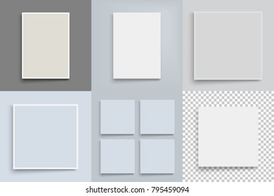 A4 sized mockup of a landscape-oriented magazine or catalogue. Blank sheet of paper. Element for advertising and promotional message. 3d vector illustration for your design. 