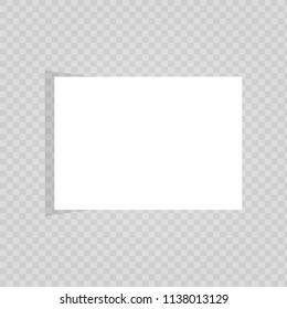 A4 sized vector frame poster mockup.