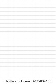 A4 Square Grid Template 14 × 20