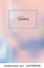 A4 Stylish Cover with Smooth Gradient Background and Text