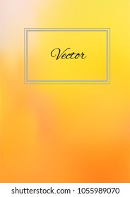 A4 Stylish Cover with Smooth Gradient Background and Text