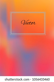 A4 Stylish Cover with Smooth Gradient Background and Text