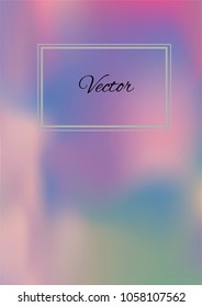 A4 Stylish Cover with Smooth Gradient Background and Text