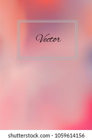 A4 Stylish Cover with Smooth Gradient Background and Text