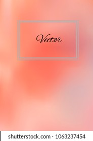 A4 Stylish Cover with Smooth Gradient Background and Text