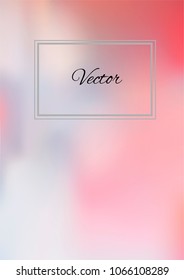 A4 Stylish Cover with Smooth Gradient Background and Text