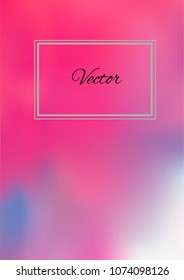 A4 Stylish Cover with Smooth Gradient Background and Text