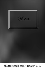 A4 Stylish Cover with Smooth Grey Gradient Background and Text