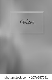 A4 Stylish Cover with Smooth Grey Gradient Background and Text