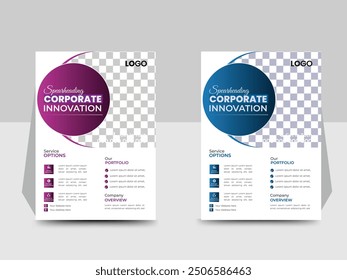 A4 Template Creative Business Flyer design