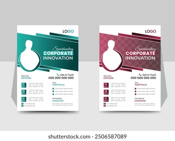 A4 Template Creative Business Flyer design