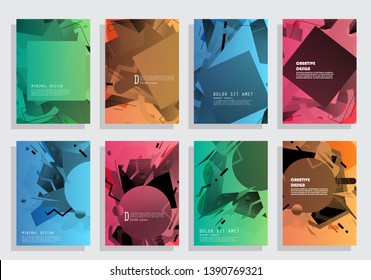 A4 Vector Brochure Banner Background Stock Vector (Royalty Free) 1390769321