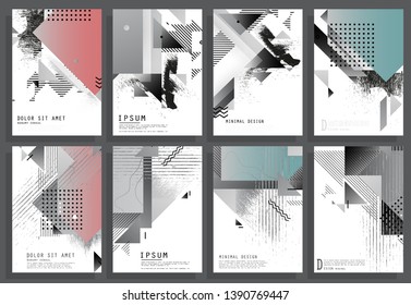 A4 vector brochure banner background