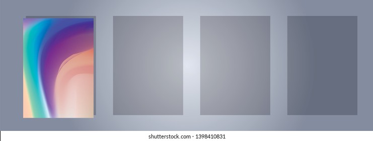 A4 Vector EPS 10 illustration Gradient Background Texture. Template for design, banner, flyer, business card, poster, wallpaper, brochure, smartphone screen, mobile app