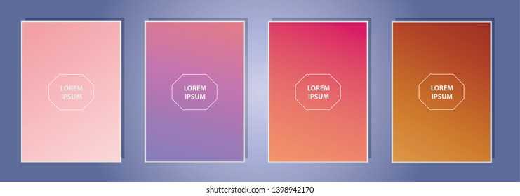 a4 Vector EPS 10 illustration Gradient Background Texture. Template for design, banner, flyer, business card, poster, wallpaper, brochure, smartphone screen, mobile app
