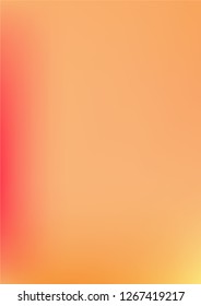 A4 vector gradient background with green, pink, peach, yellow, orange, white, gray, pastel colors. Useful as cover, back layer for app or advertising, card, printed products.