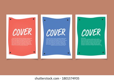 A4 vector template simple cover for design work such as report, poster, catalog, magazine, flyer, book, sheet, annual, infographic and presentation. Does not merge object so work files can be edit.