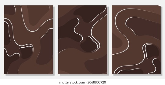 a4 vector vertical cut paper set for presentations flyers posters