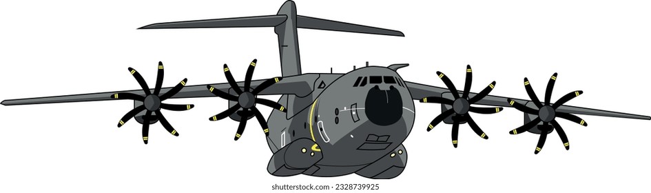 A400 Take Off Vector Art