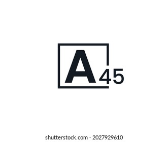 A45, 45A Logo de la letra inicial