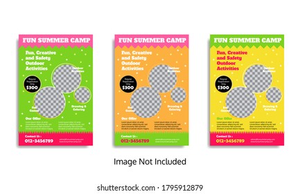 A5 Fun Summer Camp for Kids Brochure 