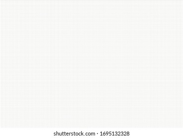 A5 paper size vector illustration. Standard scaled size. Horizontal projection. Editable graphing scale engineering paper.