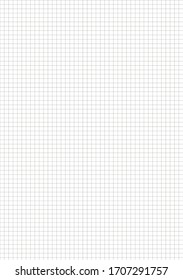 A5 size template illustration. Vector. Standard scaled size.  Editable squared grid backdrop. Vertical. 