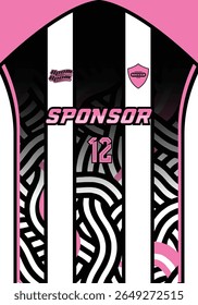 A5 soccer team jersey with the word sponsor