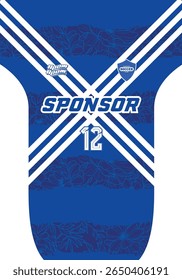 A6 soccer team jersey with the word sponsor on it