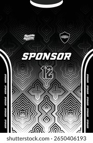A8 soccer team jersey with the word sponsor on it