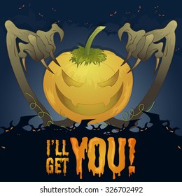 A_hunting_pumpkin - illustration