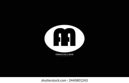 AA Abstract initial monogram letter alphabet logo design