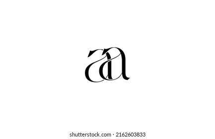 A ,AA Abstract Letters Logo monogram