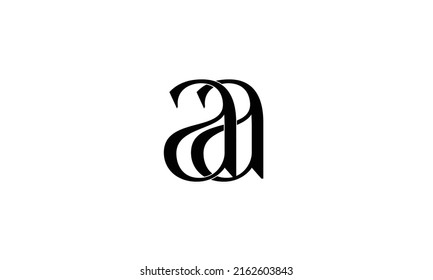 A ,AA Abstract Letters Logo monogram