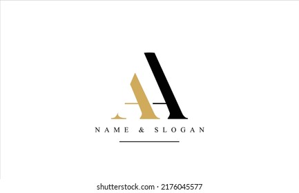 AA, A abstract letters logo monogram