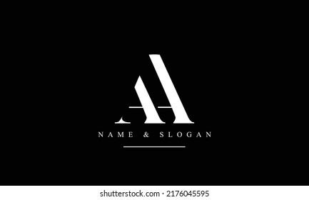 AA, A abstract letters logo monogram