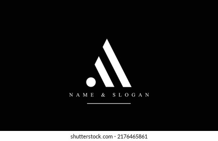 AA, A Abstract Letters Logo Monogram