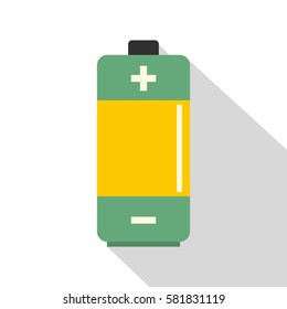 AA Alkaline battery icon. Flat illustration of AA Alkaline battery vector icon for web isolated on white background
